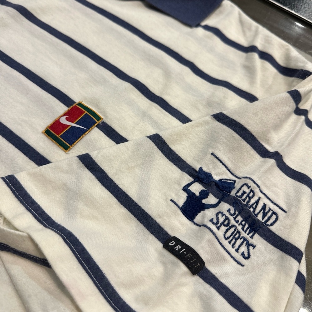 Rare Vintage 90's Nike Jim Courier Shirt  Grand Slam Sports Size XL